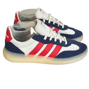 Adidas Barreda Decade Original Men's Shoes  Blue White Red Gum Sole Size 7.5